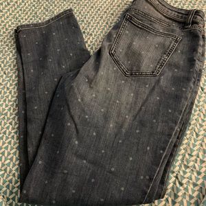 LC Lauren Conrad polka dot jeans